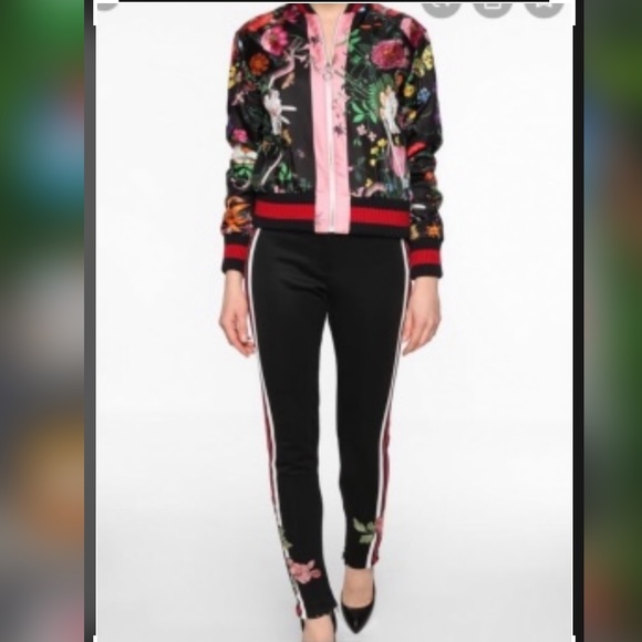 L'aveugle Par Amour Multicolored Bomber Floral Garden Jacket XS - Picture 6 of 11